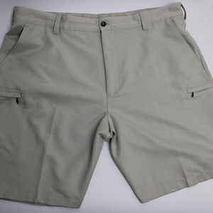 IZOD® Mens light brown Casual Golf Short Size 40